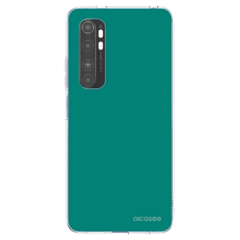 Picasee Xiaomi Mi Note 10 Lite Hülle - Transparentes Silikon - Emerald Mist