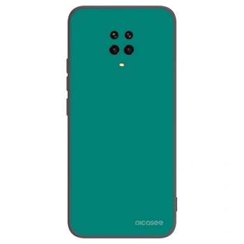 Picasee Xiaomi Redmi Note 9S Hülle - Schwarzes Silikon - Emerald Mist