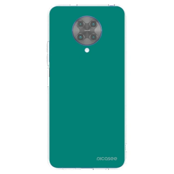 Picasee Xiaomi Poco F2 Pro Hülle - Transparentes Silikon - Emerald Mist
