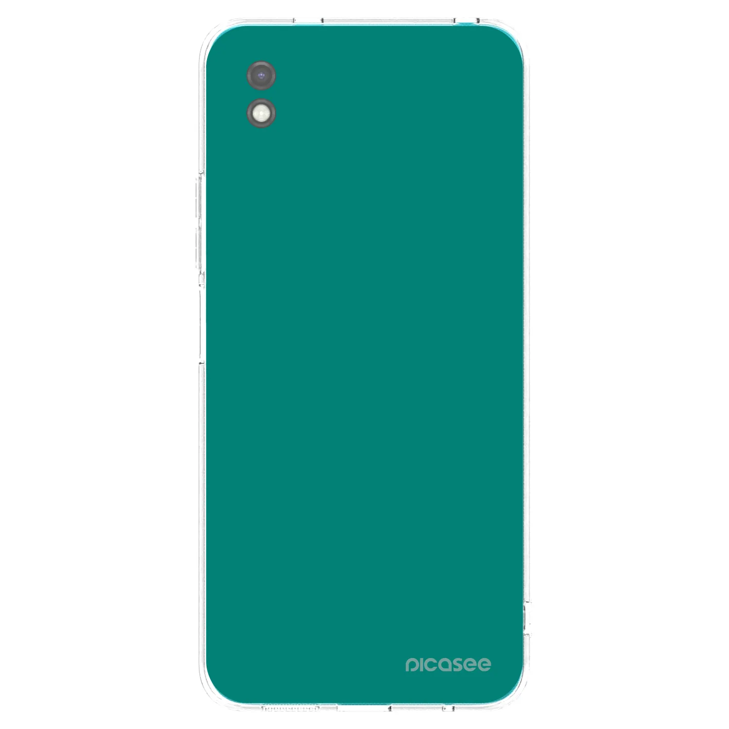 Picasee Xiaomi Redmi 9A Hülle - Schwarzes Silikon - Emerald Mist