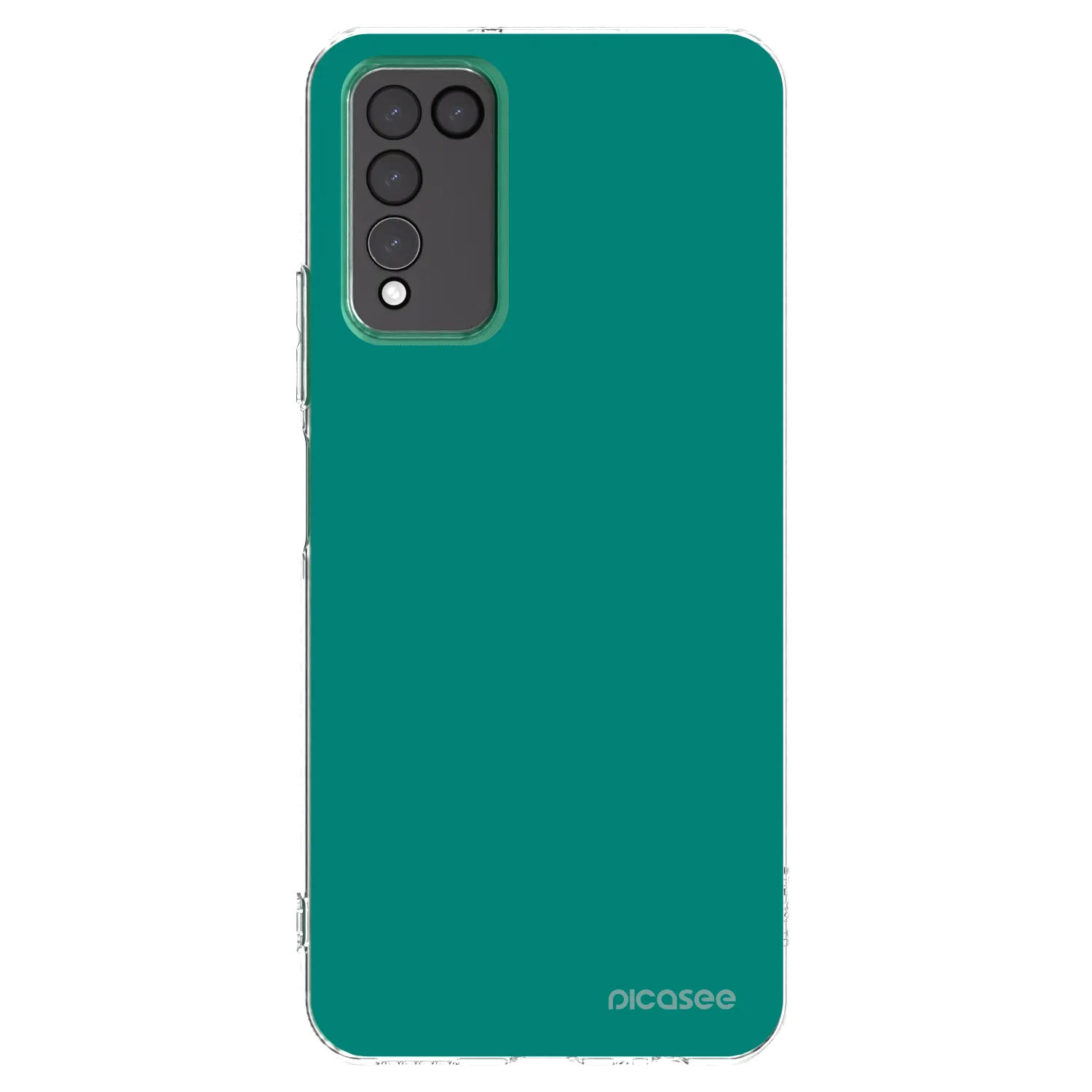 Picasee Honor 10X Lite Hülle - Transparentes Silikon - Emerald Mist