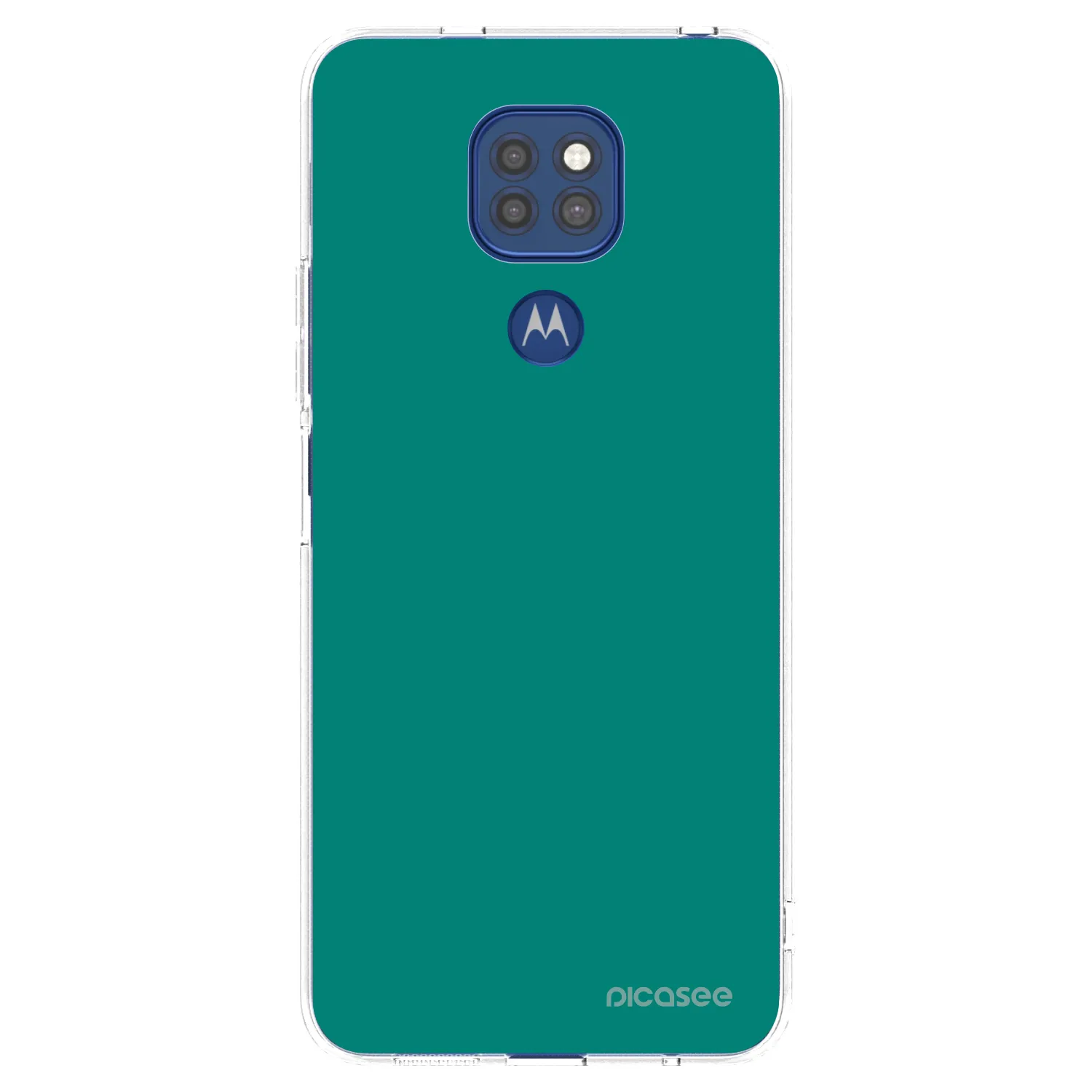 Picasee Motorola Moto G9 Play Hülle - Transparentes Silikon - Emerald Mist