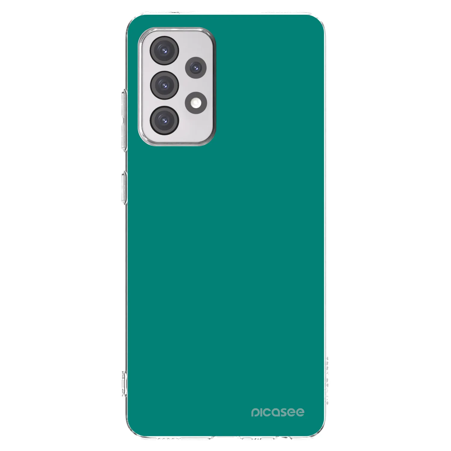 Picasee Samsung Galaxy A52 5G A525F Hülle - Transparentes Silikon - Emerald Mist