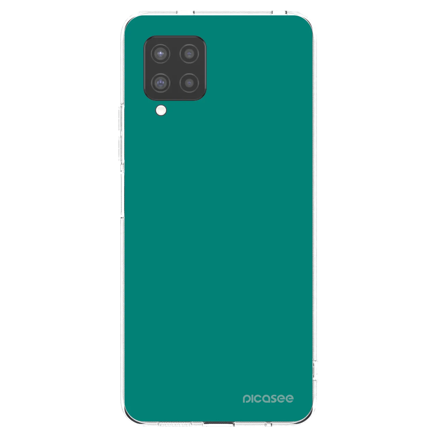 Picasee Samsung Galaxy A42 A426B Hülle - Transparentes Silikon - Emerald Mist