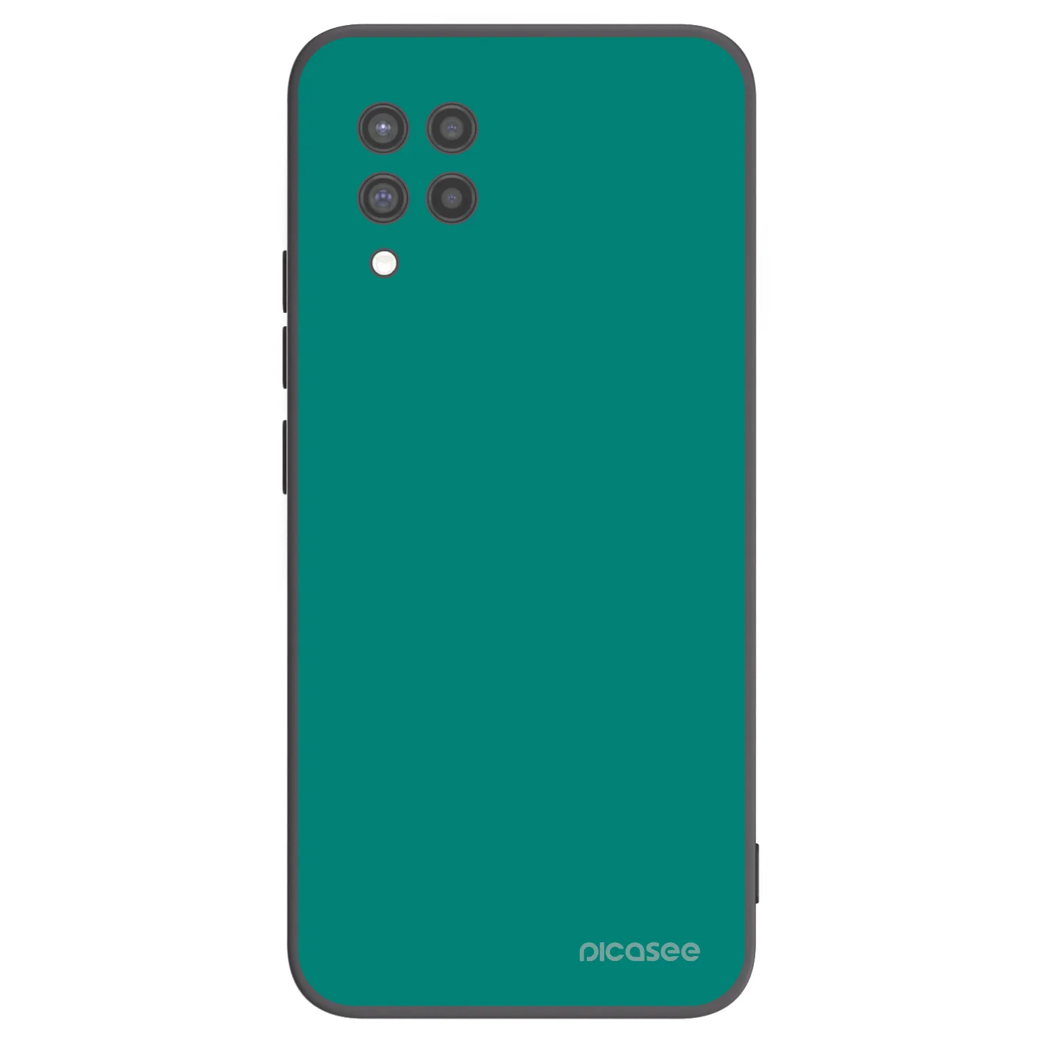 Picasee Samsung Galaxy A42 A426B Hülle - Schwarzes Silikon - Emerald Mist