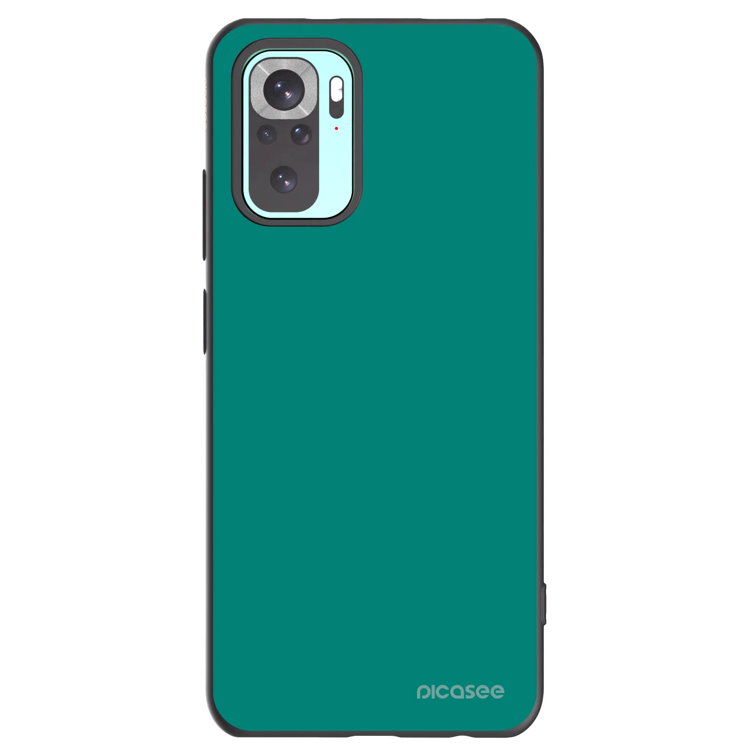 Picasee Xiaomi Redmi Note 10 Pro Hülle - Schwarzes Silikon - Emerald Mist