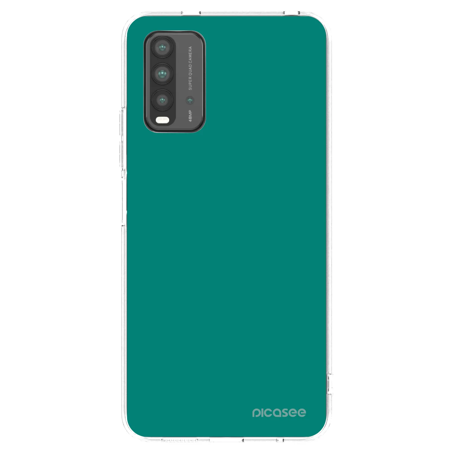 Picasee Xiaomi Redmi 9T Hülle - Transparentes Silikon - Emerald Mist