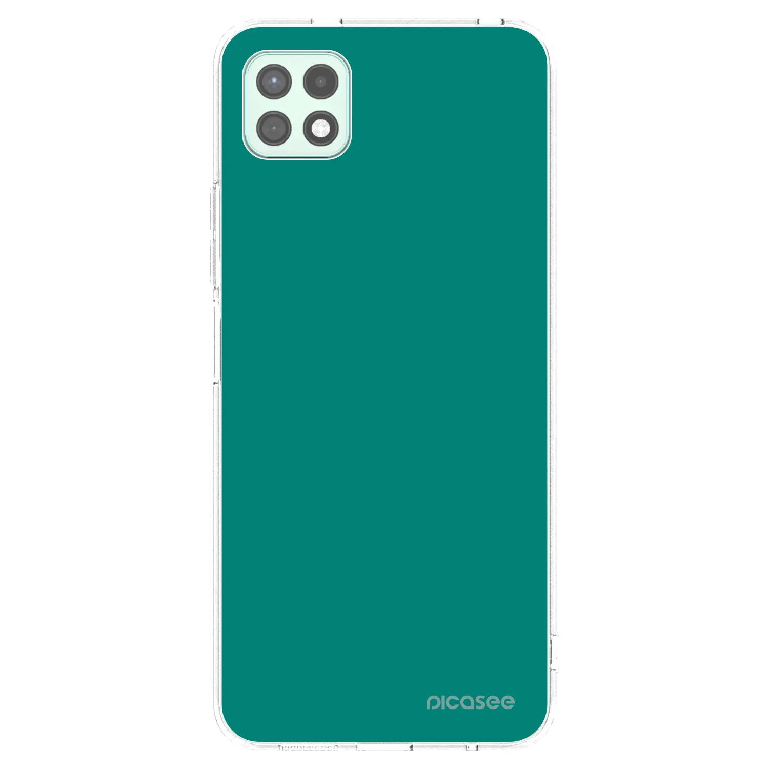 Picasee Samsung Galaxy A22 A226B 5G Hülle - Transparentes Silikon - Emerald Mist