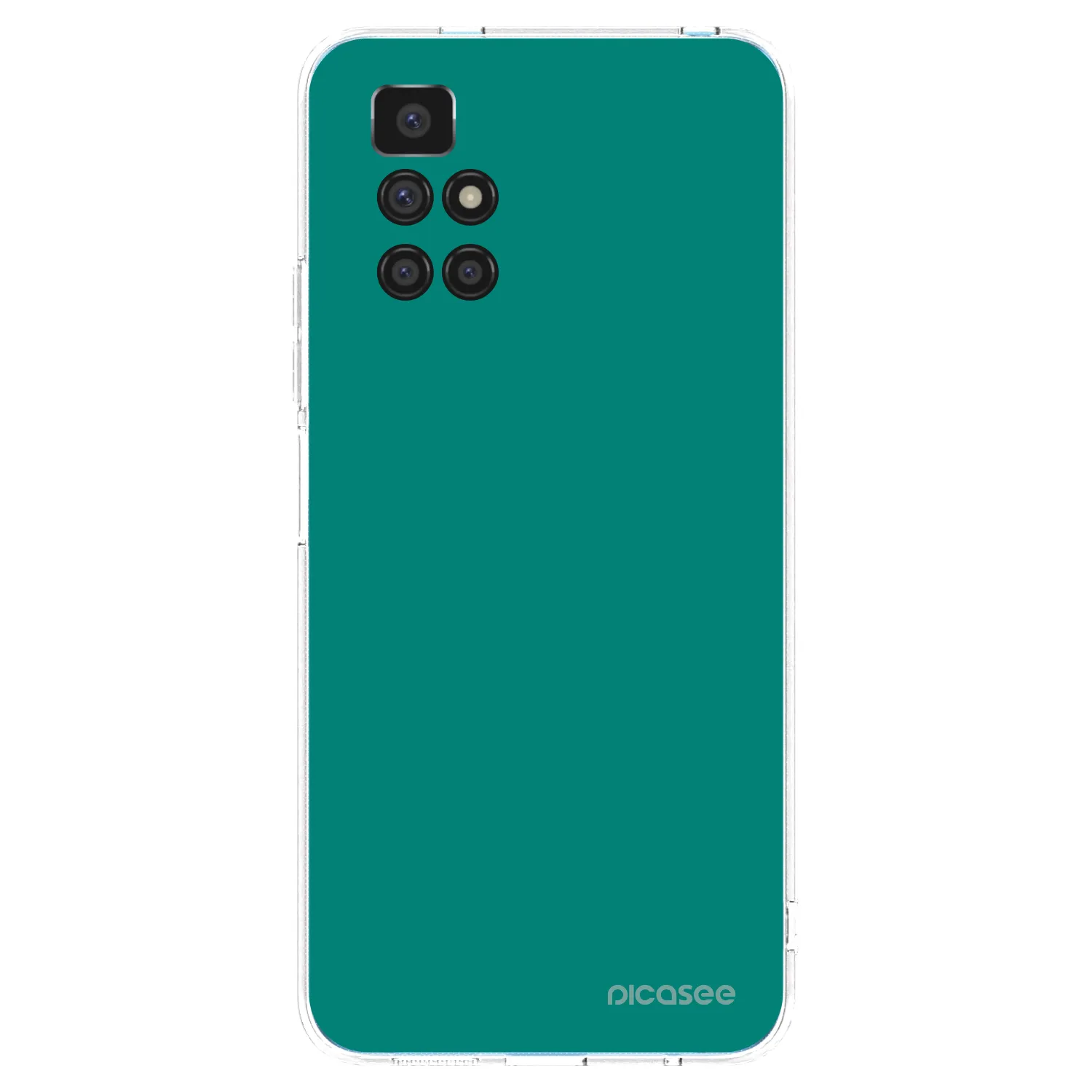 Picasee Xiaomi Redmi 10 Hülle - Transparentes Silikon - Emerald Mist