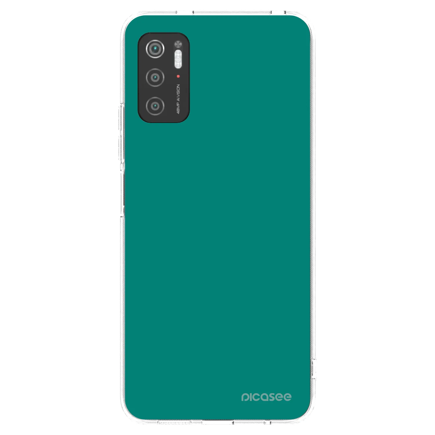 Picasee Xiaomi Poco M3 Pro 5G Hülle - Transparentes Silikon - Emerald Mist