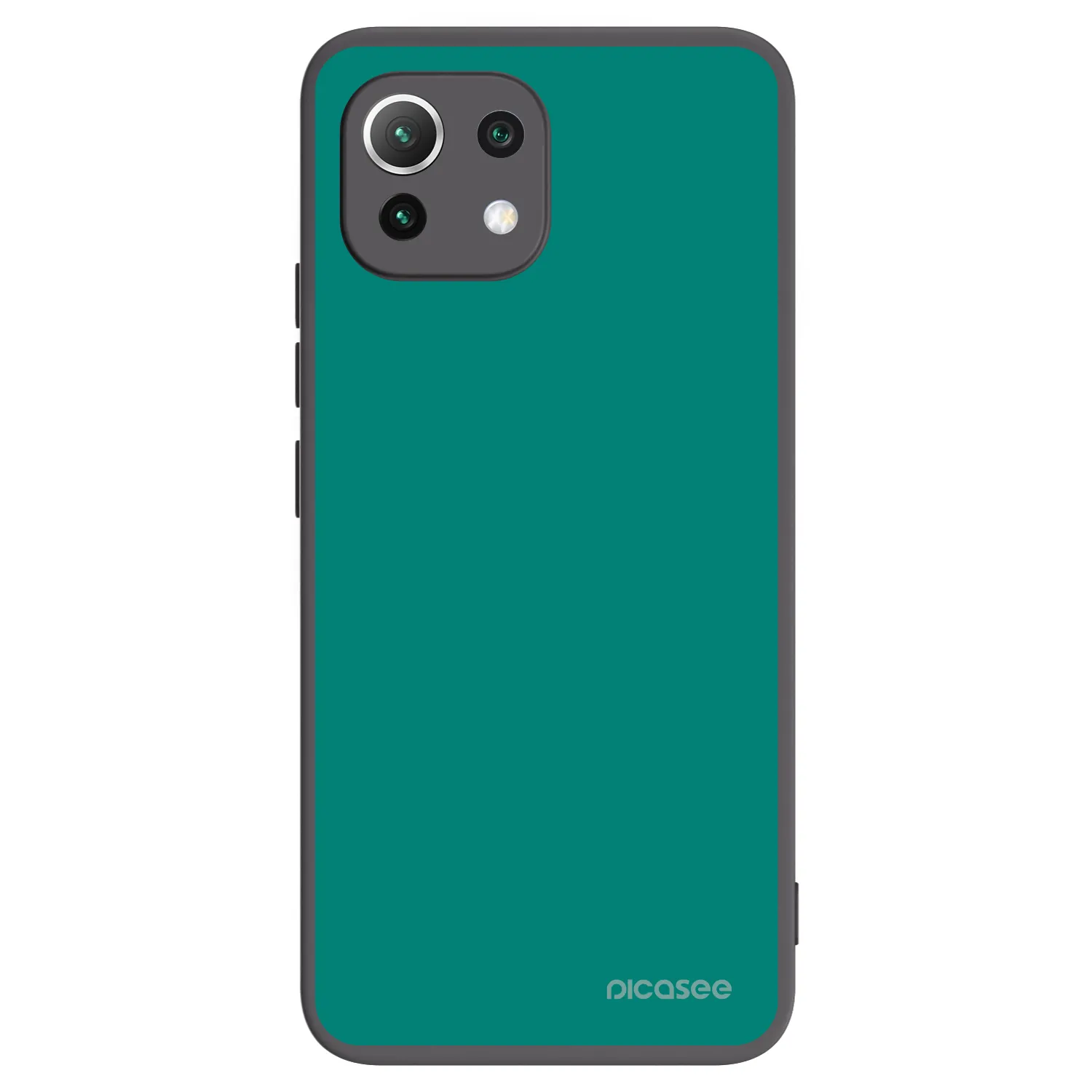 Picasee Xiaomi 11 Lite 5G NE Hülle - Schwarzes Silikon - Emerald Mist