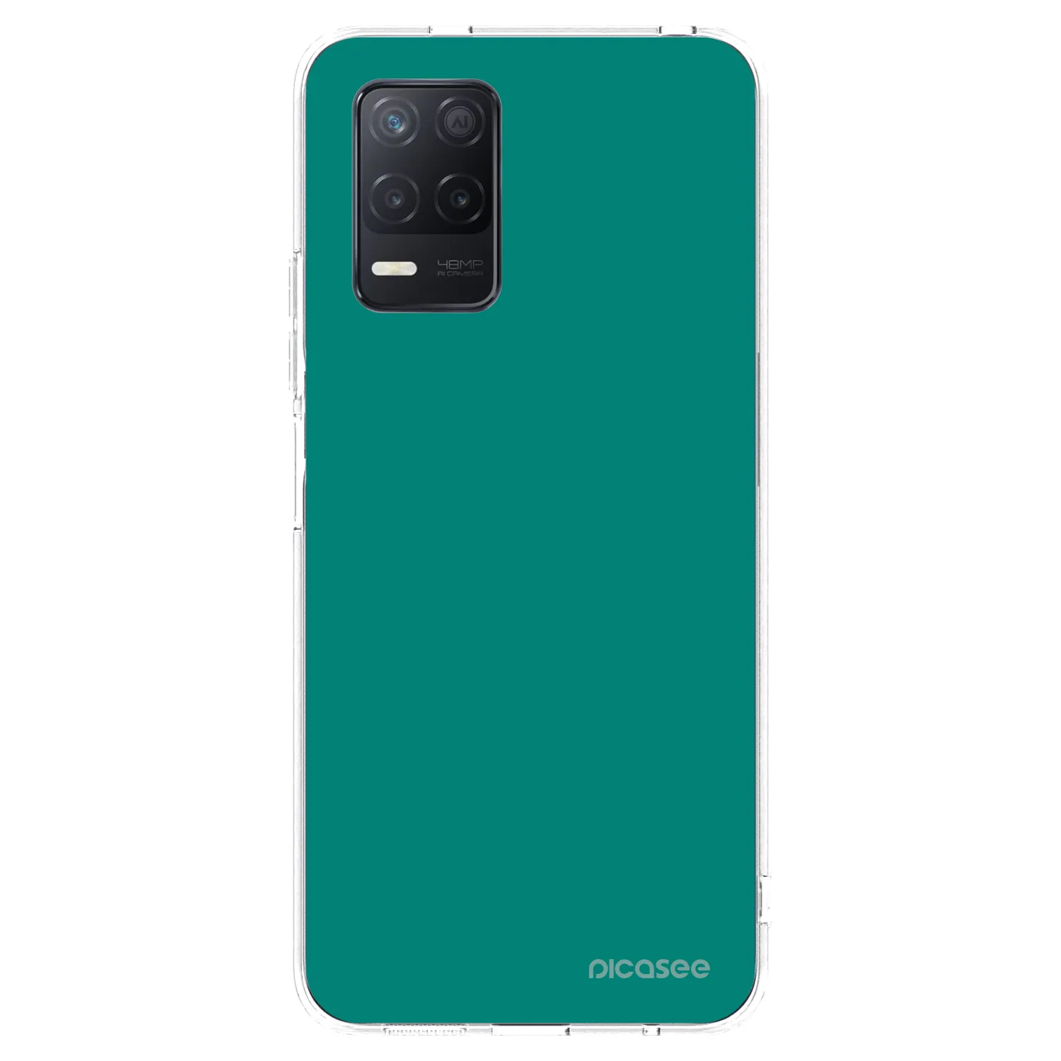 Picasee Realme 8 5G Hülle - Transparentes Silikon - Emerald Mist