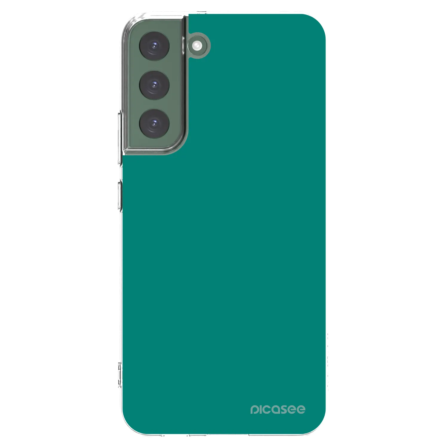 Picasee Samsung Galaxy S22+ 5G Hülle - Transparentes Silikon - Emerald Mist