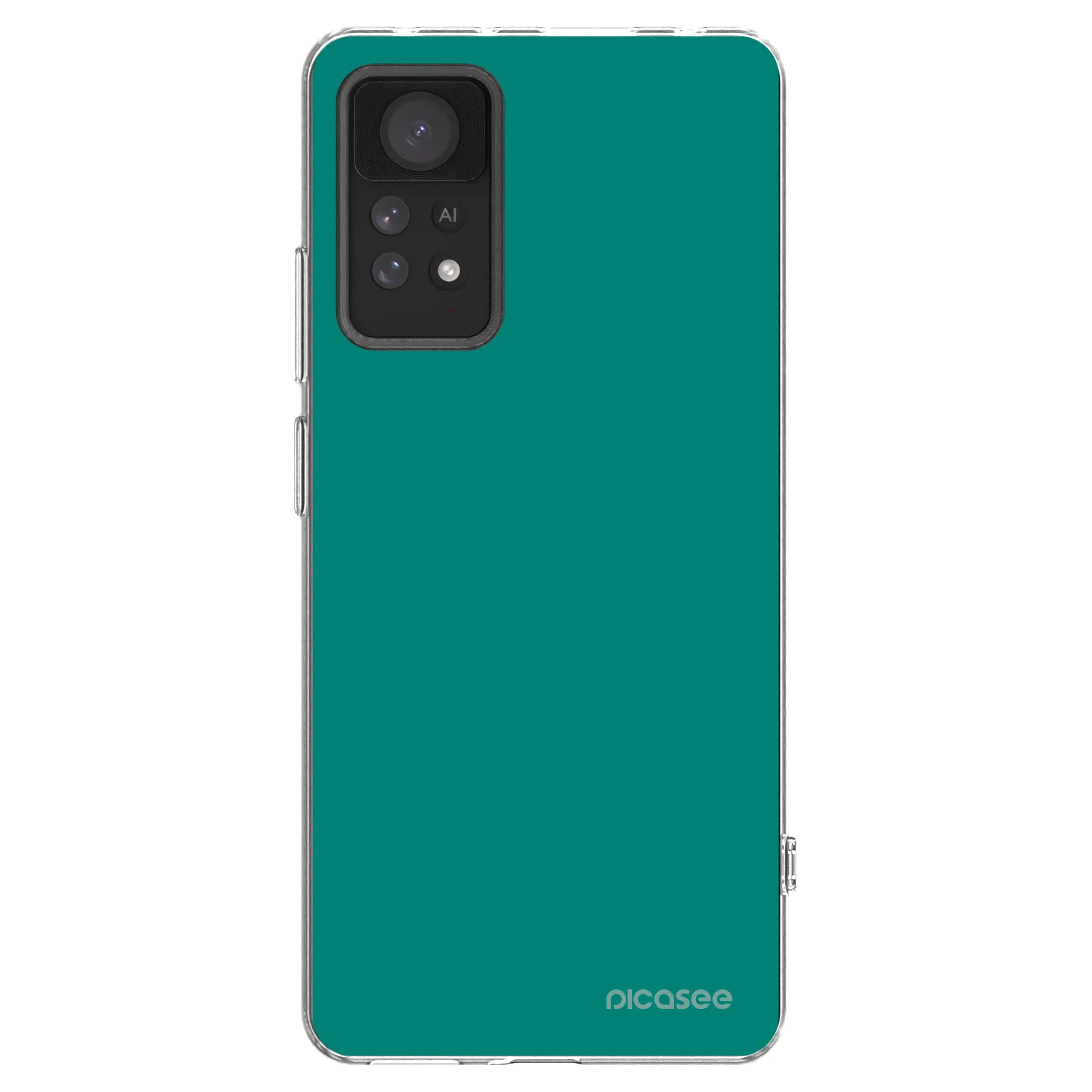 Picasee Xiaomi Redmi Note 11 Pro 5G Hülle - Transparentes Silikon - Emerald Mist