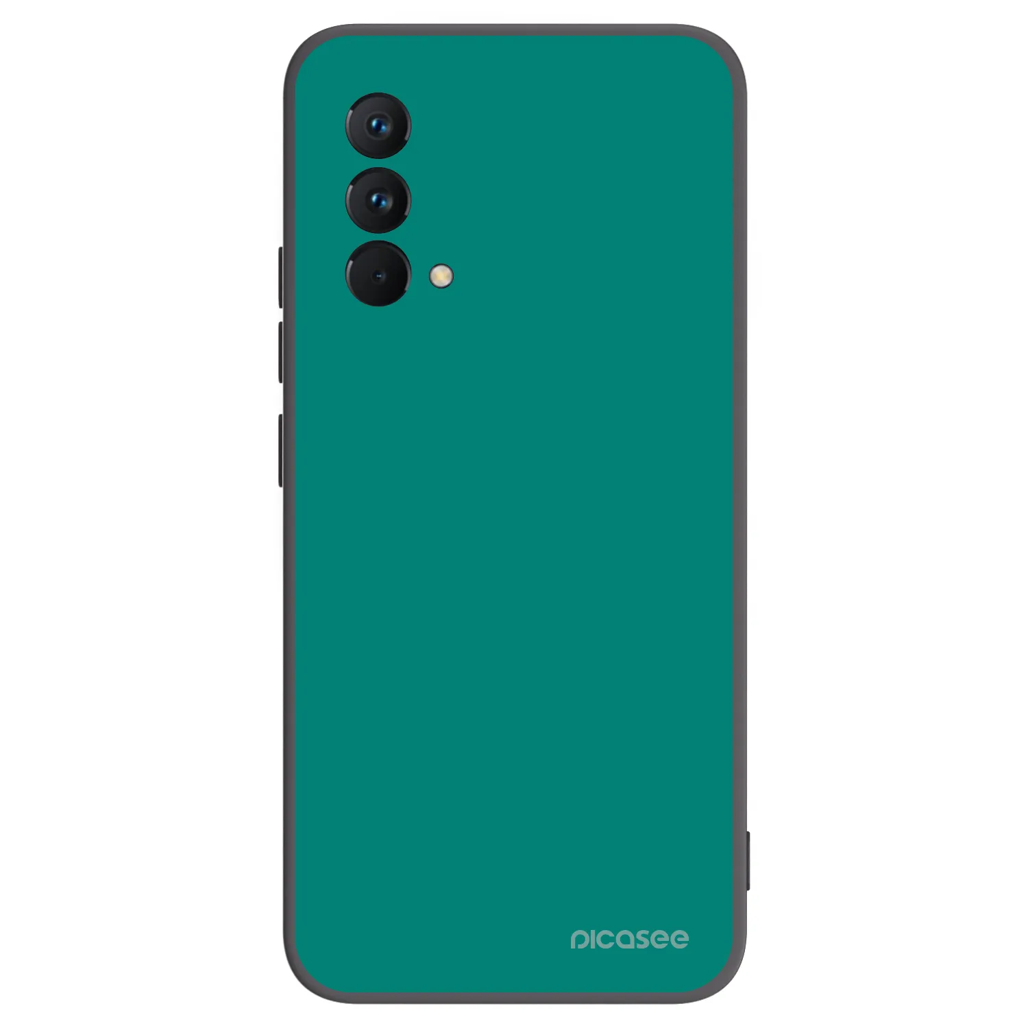 Picasee Realme GT Master Edition 5G Hülle - Schwarzes Silikon - Emerald Mist