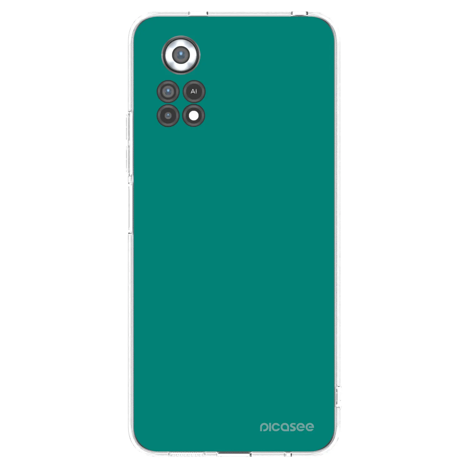 Picasee Xiaomi Poco X4 Pro 5G Hülle - Transparentes Silikon - Emerald Mist