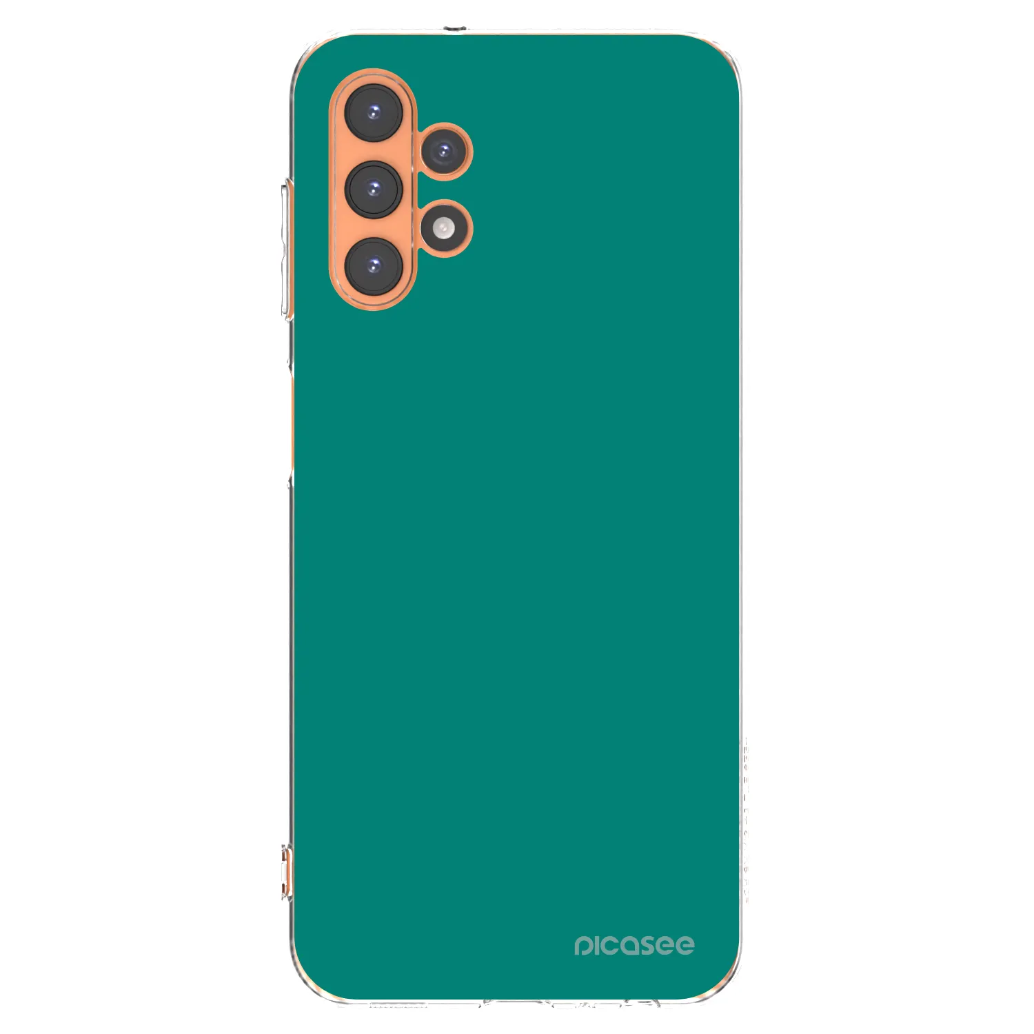 Picasee Samsung Galaxy A13 4G A135 Hülle - Transparentes Silikon - Emerald Mist