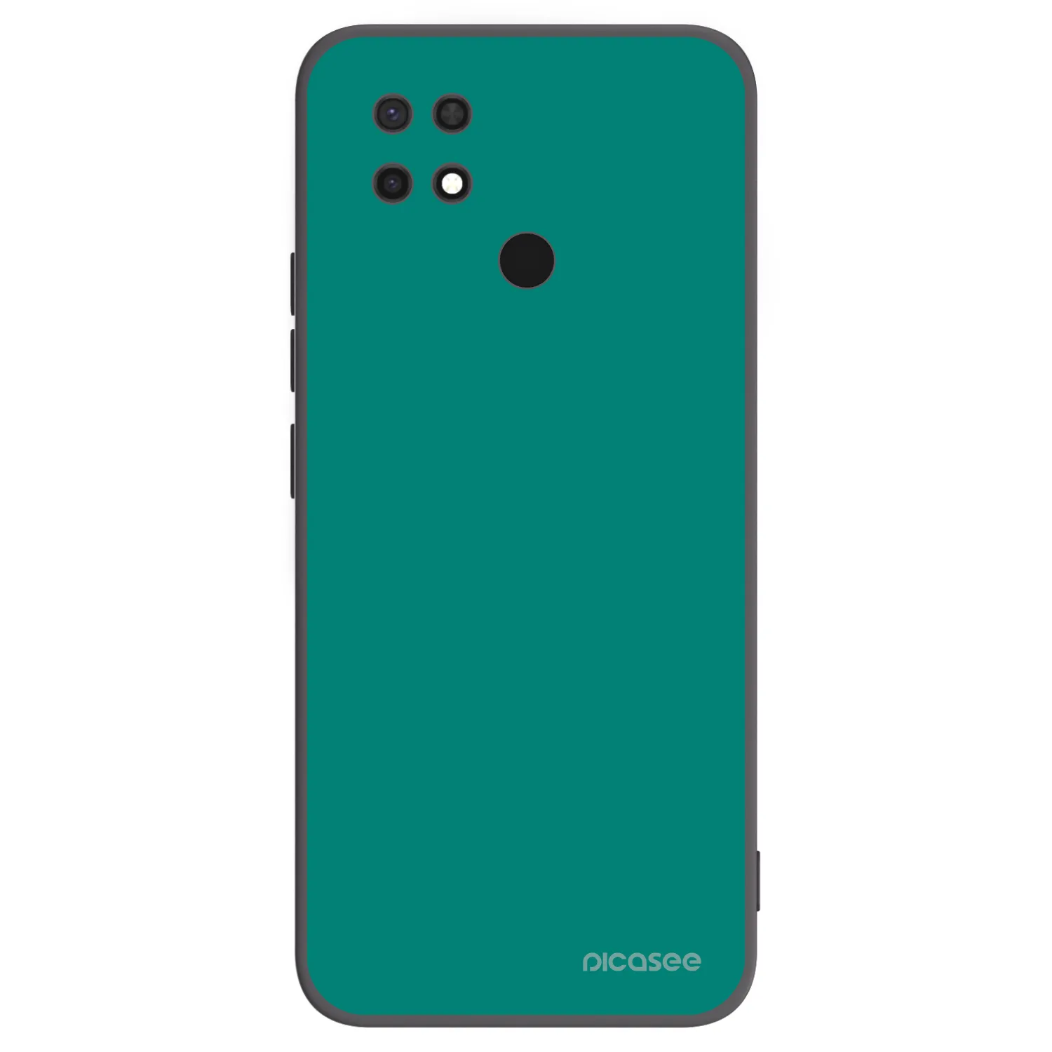 Picasee Xiaomi Redmi 10C Hülle - Schwarzes Silikon - Emerald Mist