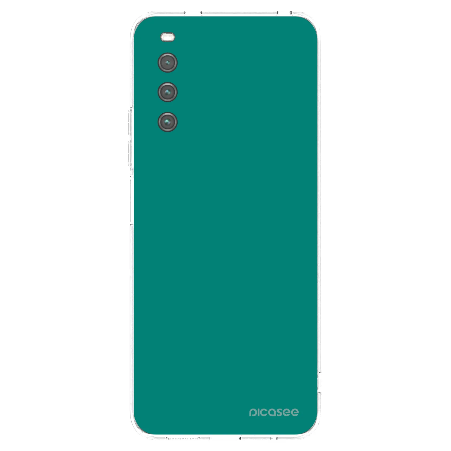 Picasee Sony Xperia 10 IV 5G Hülle - Transparentes Silikon - Emerald Mist