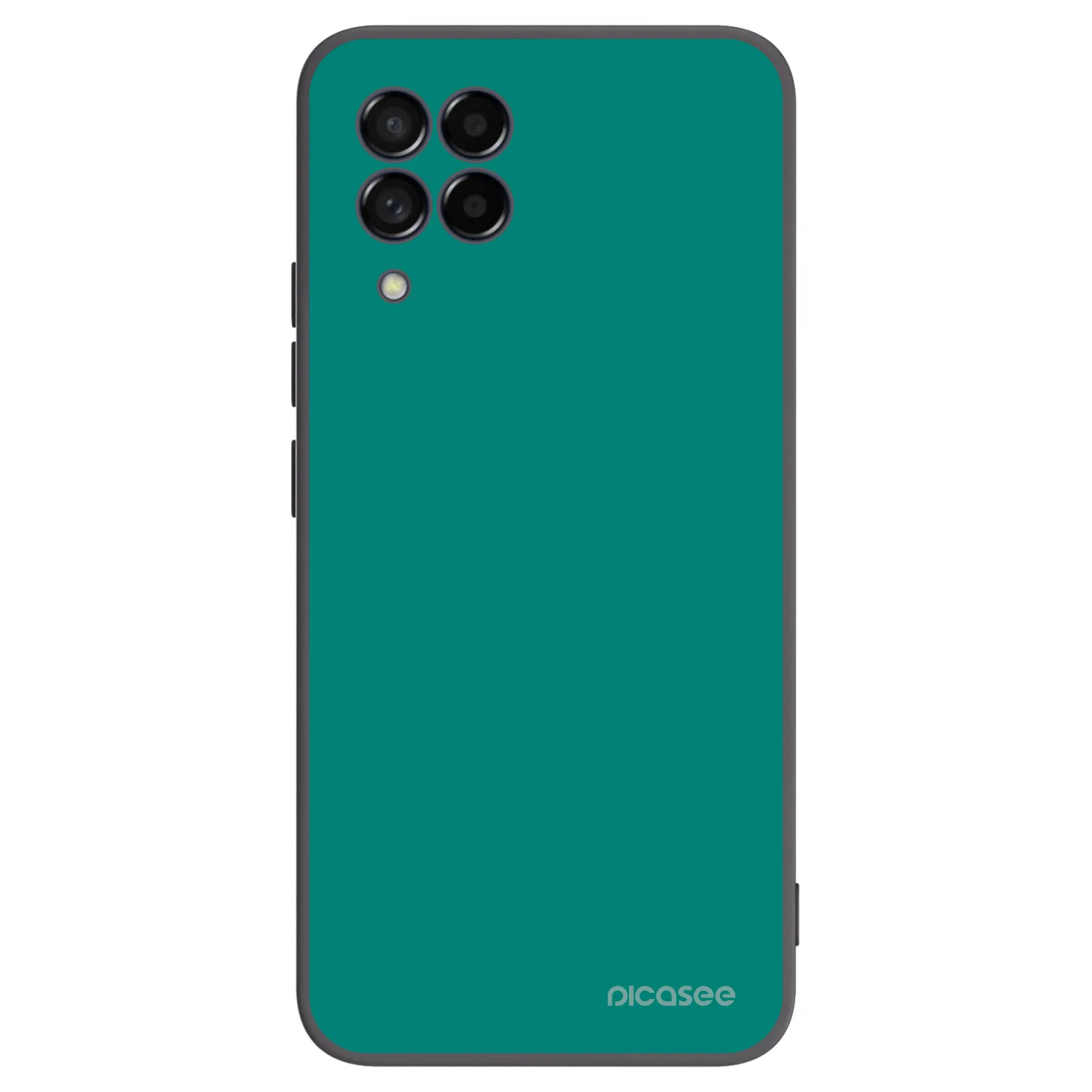 Picasee Samsung Galaxy M53 5G Hülle - Schwarzes Silikon - Emerald Mist