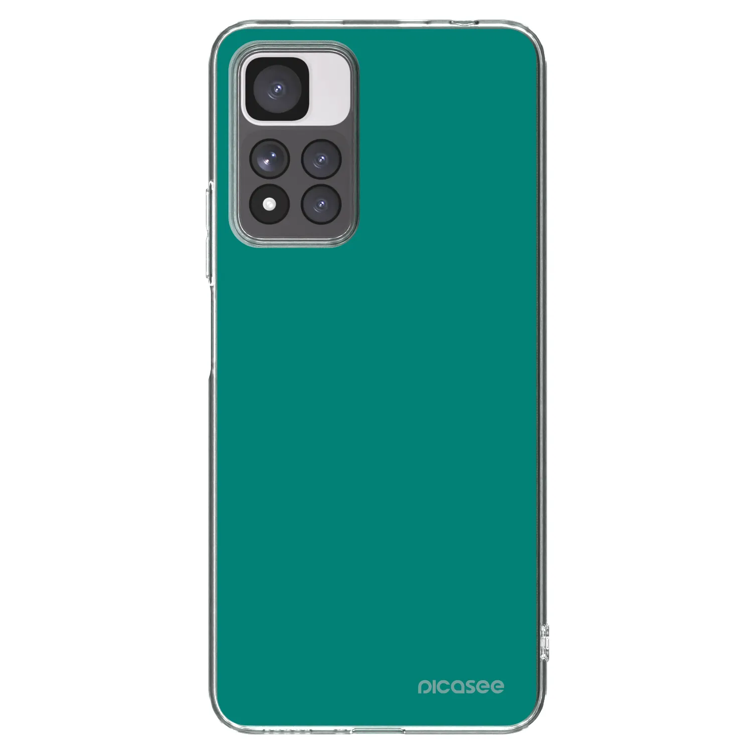 Picasee Xiaomi Redmi Note 11 Pro+ 5G Hülle - Transparentes Silikon - Emerald Mist