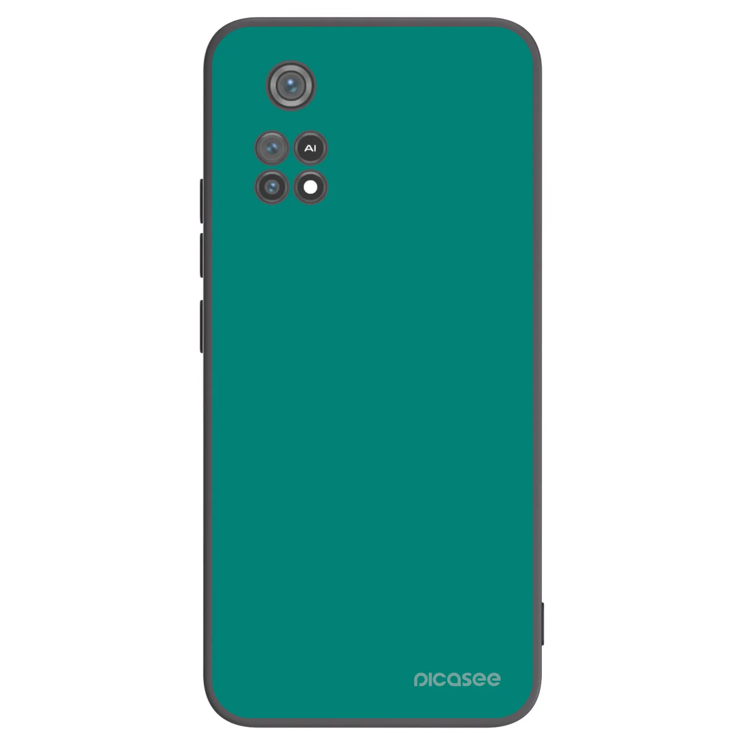 Picasee Xiaomi Poco M4 Pro Hülle - Schwarzes Silikon - Emerald Mist