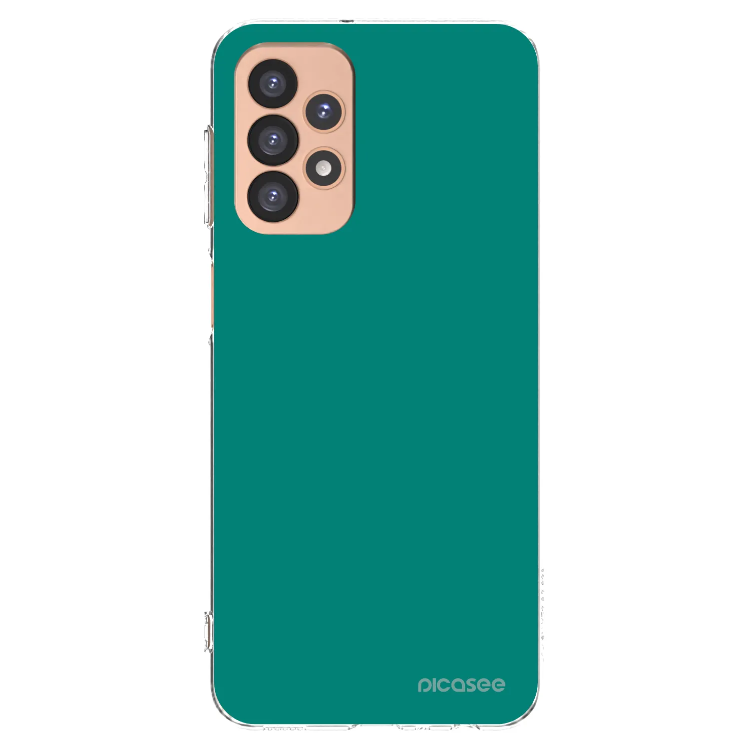 Picasee Samsung Galaxy A23 A236B 5G Hülle - Transparentes Silikon - Emerald Mist