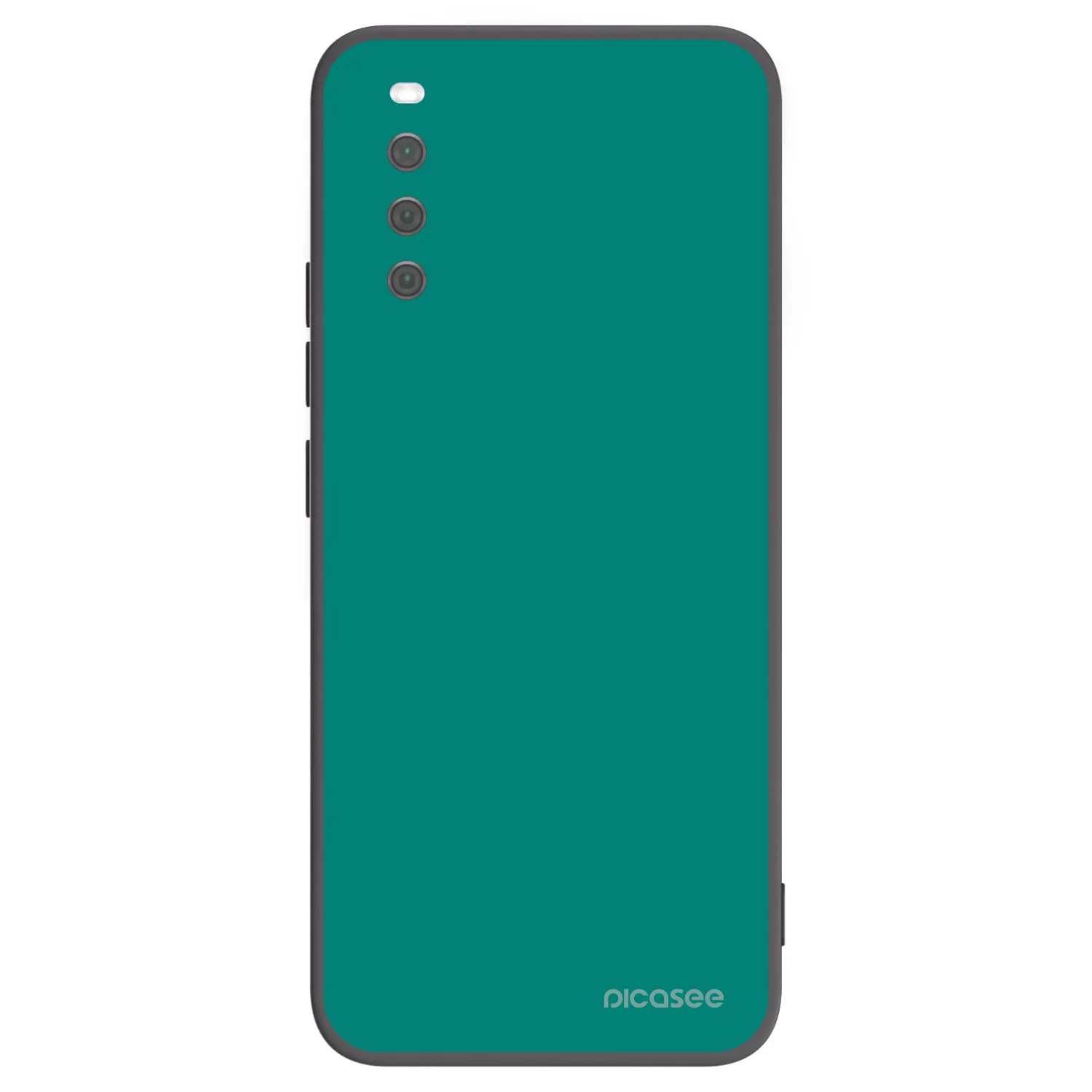 Picasee Sony Xperia 10 III Hülle - Schwarzes Silikon - Emerald Mist