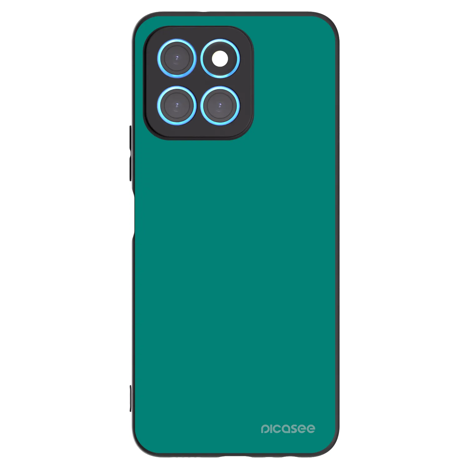 Picasee Honor X6 Hülle - Schwarzes Silikon - Emerald Mist