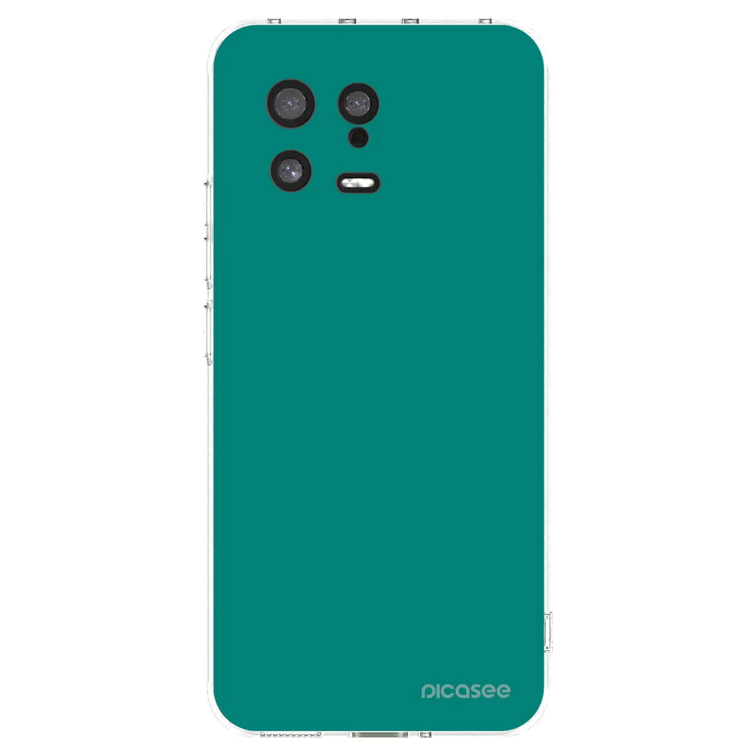 Picasee Xiaomi 13 Hülle - Transparentes Silikon - Emerald Mist