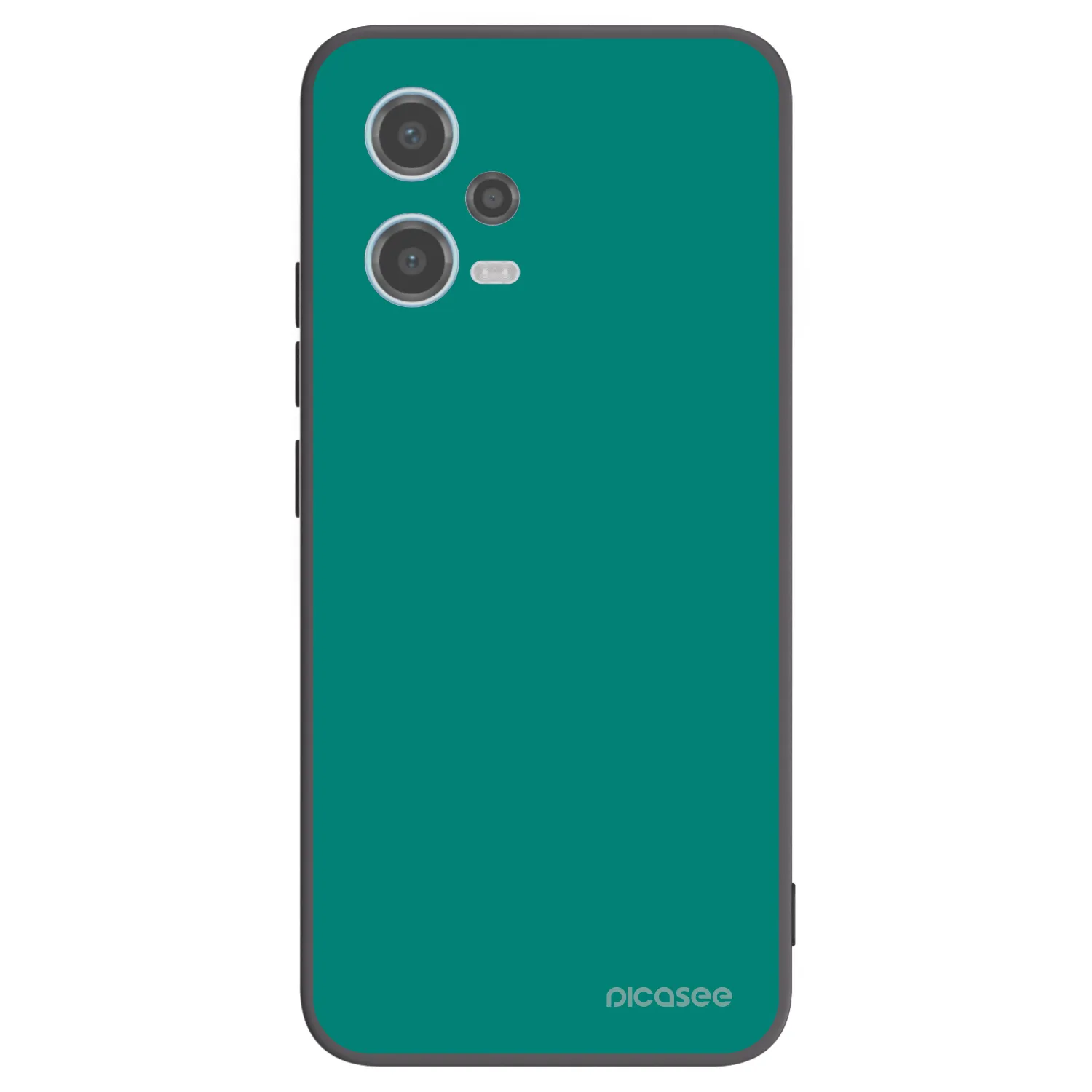 Picasee Xiaomi Redmi Note 12 5G Hülle - Schwarzes Silikon - Emerald Mist