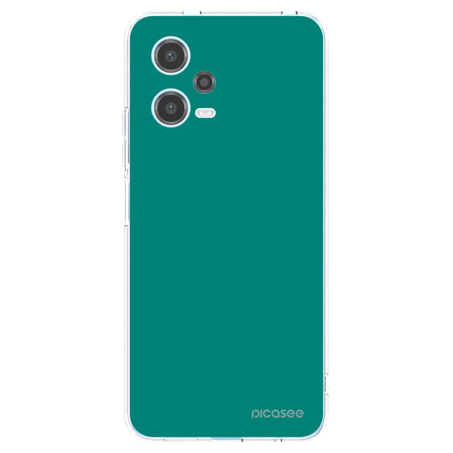 Picasee Xiaomi Redmi Note 12 5G Hülle - Transparentes Silikon - Emerald Mist