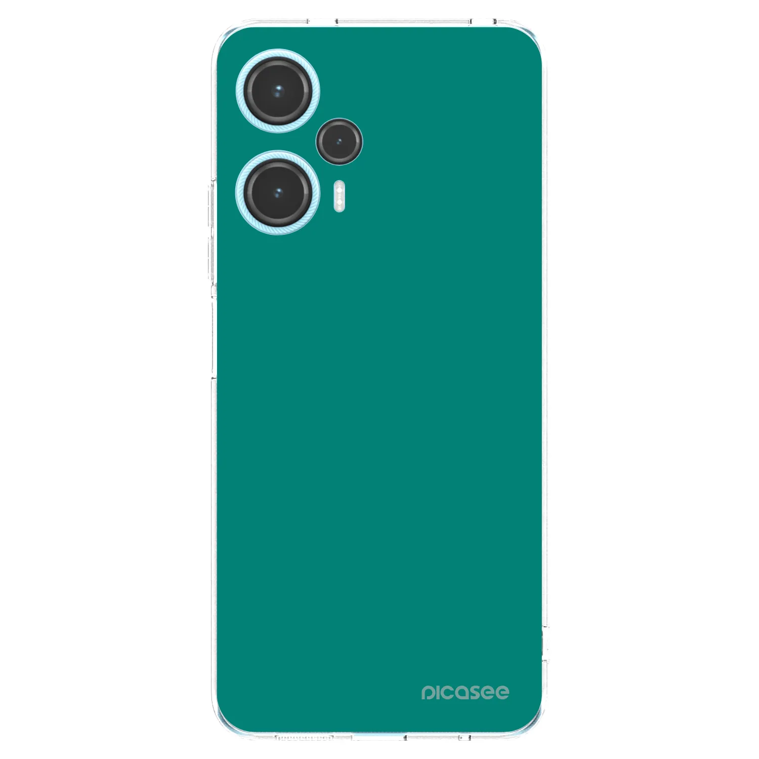 Picasee Xiaomi Poco F5 Hülle - Transparentes Silikon - Emerald Mist