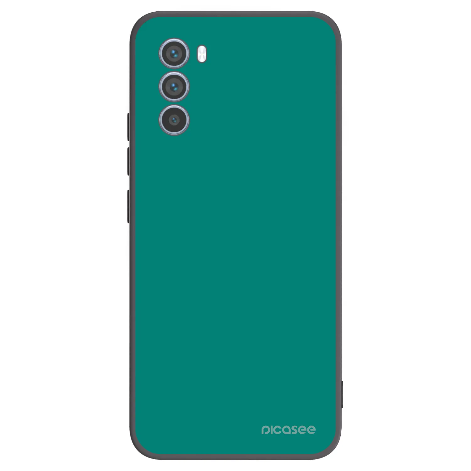 Picasee Motorola Moto G62 Hülle - Schwarzes Silikon - Emerald Mist