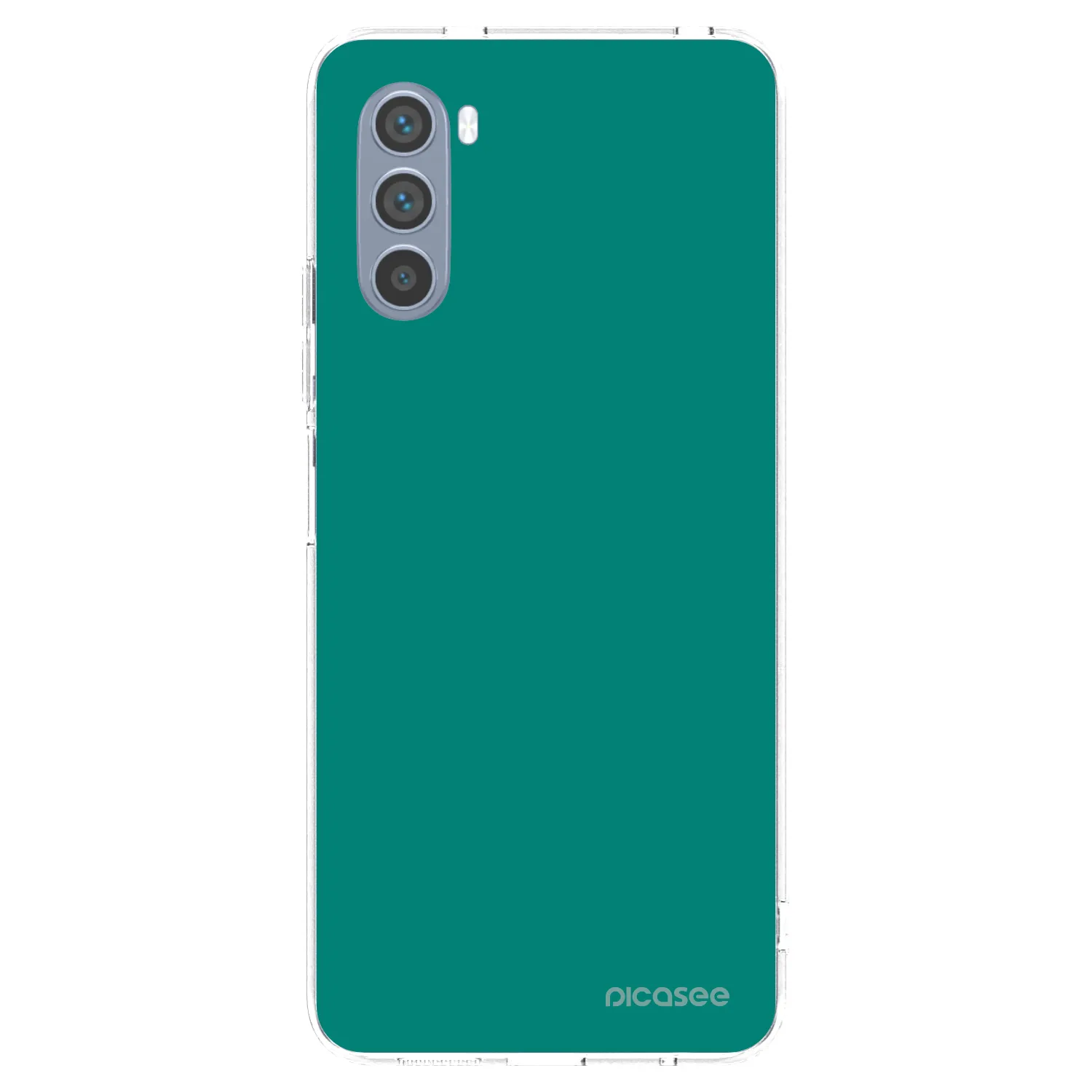 Picasee Motorola Moto G62 Hülle - Transparentes Silikon - Emerald Mist