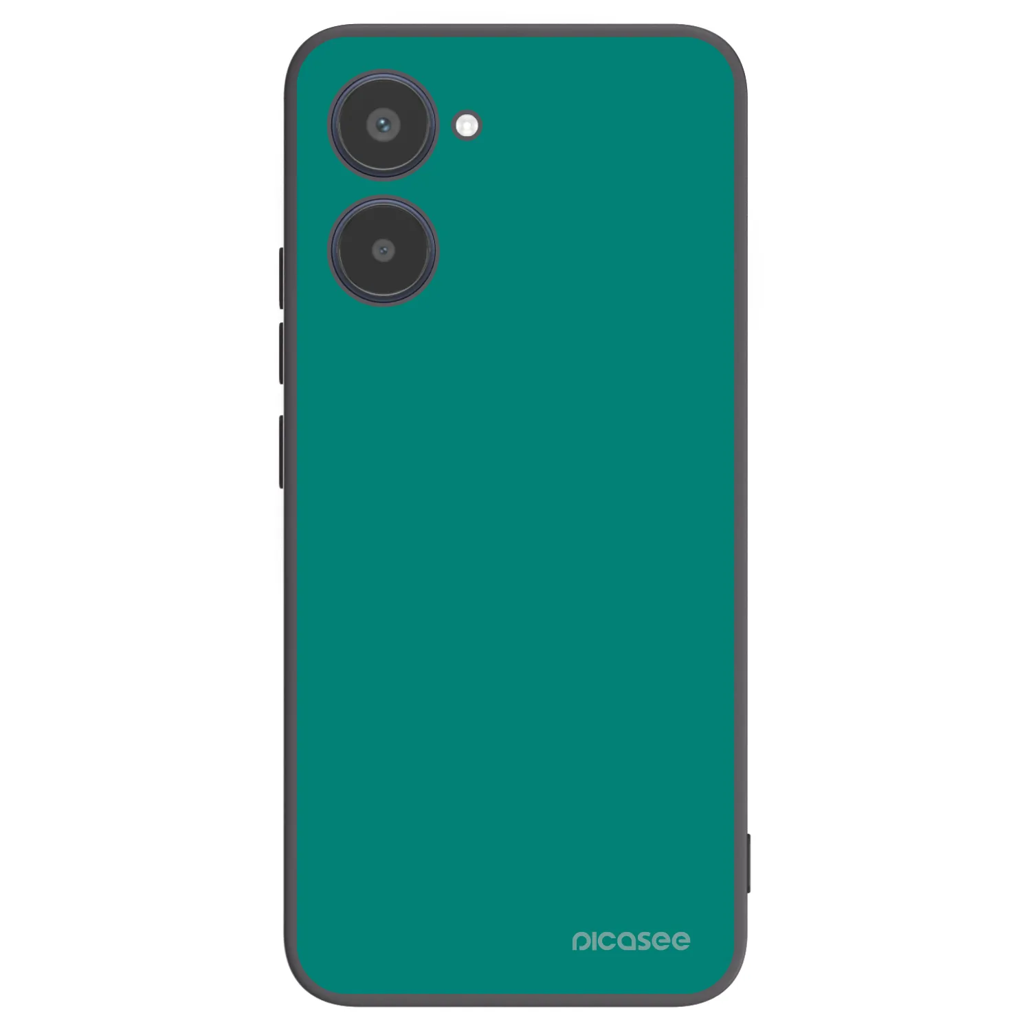 Picasee Realme 10 4G Hülle - Schwarzes Silikon - Emerald Mist