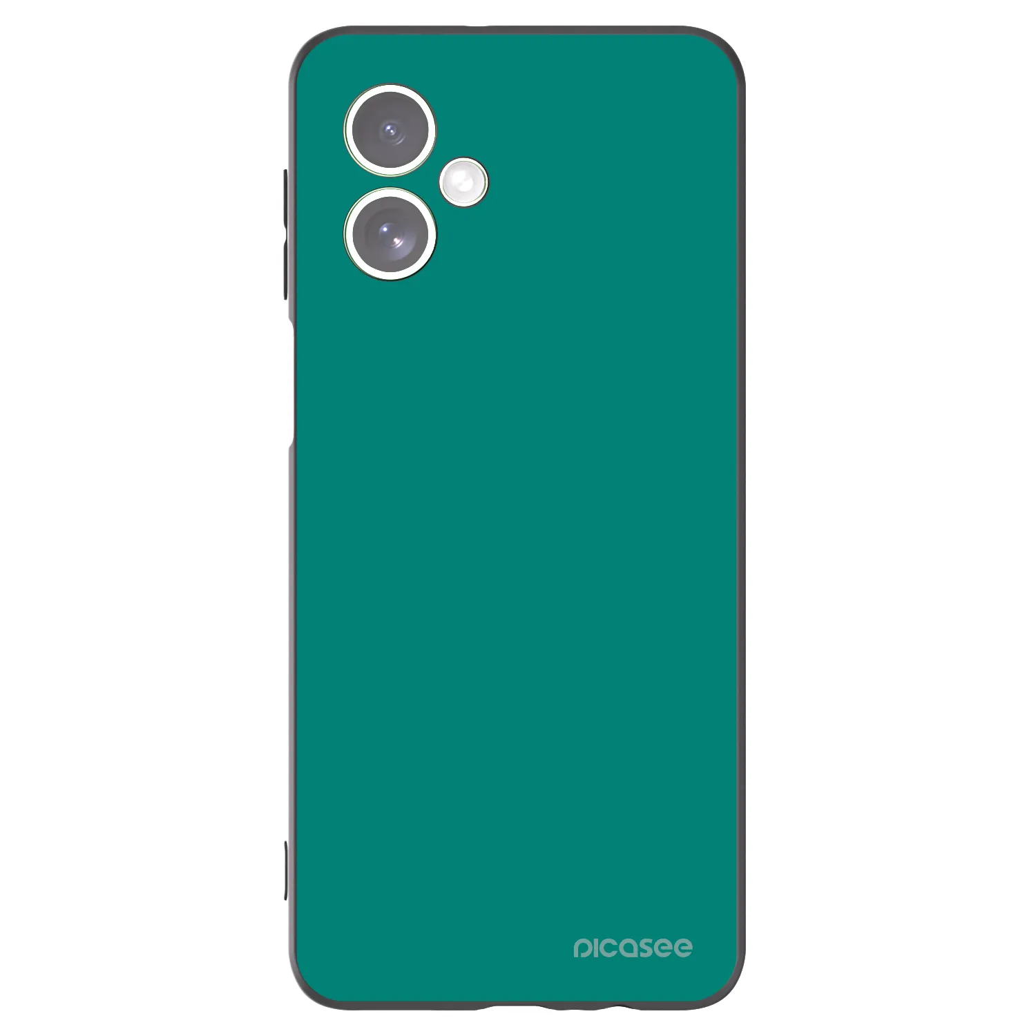 Picasee Motorola Moto G54 5G Hülle - Schwarzes Silikon - Emerald Mist