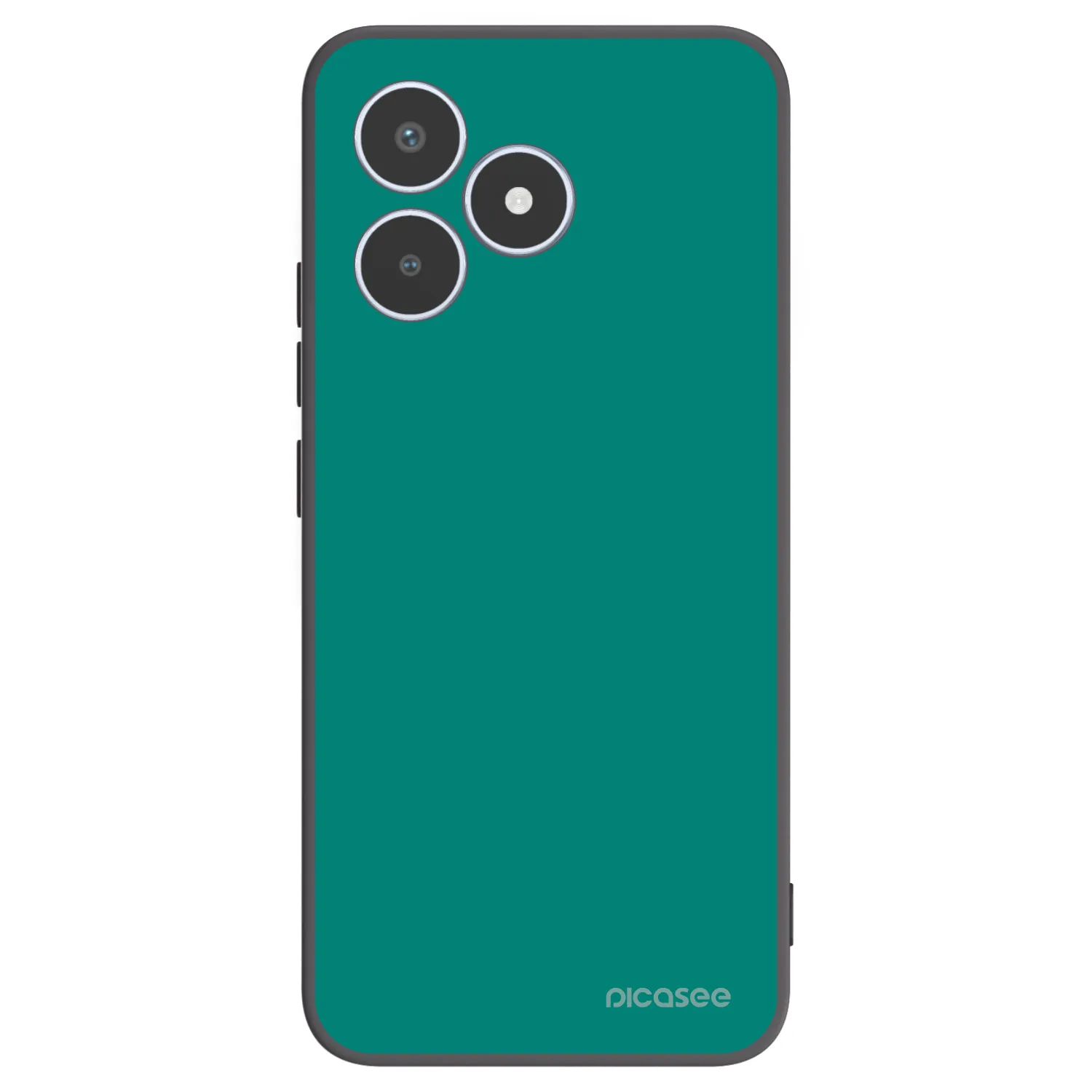 Picasee Realme C53 Hülle - Schwarzes Silikon - Emerald Mist