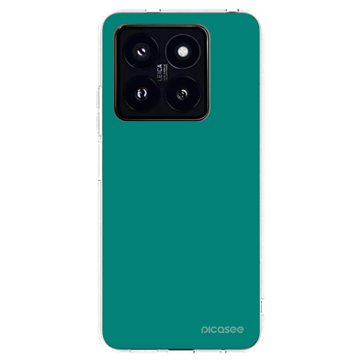 Picasee Xiaomi 14 Pro Hülle - Transparentes Silikon - Emerald Mist