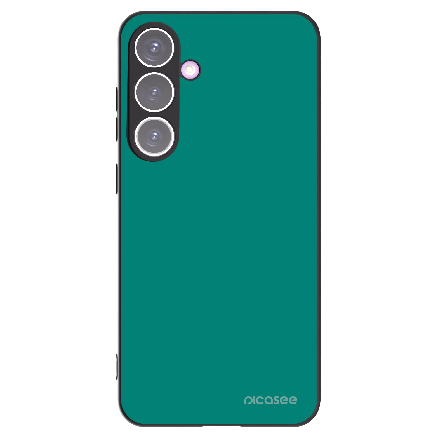 Picasee Samsung Galaxy S24+ S926B 5G Hülle - Schwarzes Silikon - Emerald Mist