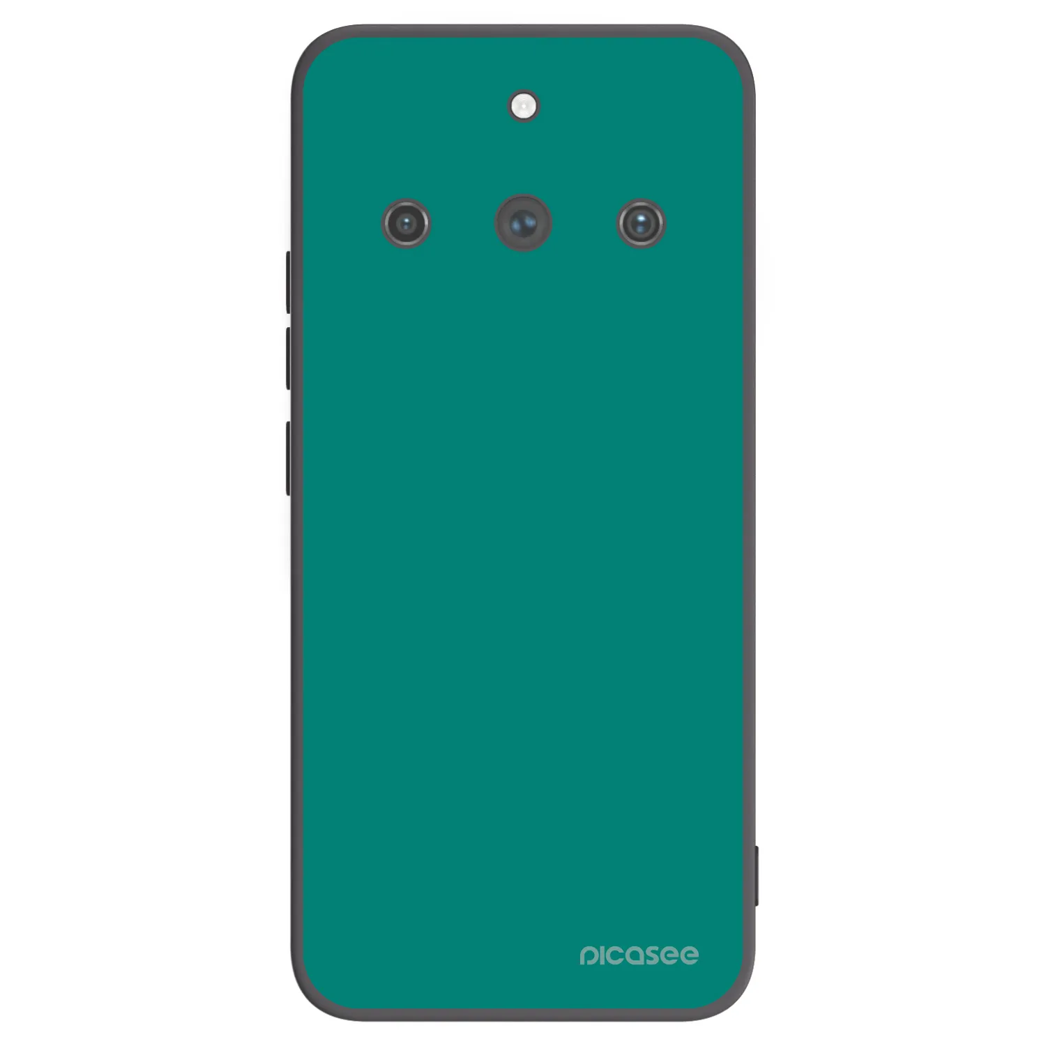 Picasee Realme 11 Pro+ Hülle - Schwarzes Silikon - Emerald Mist