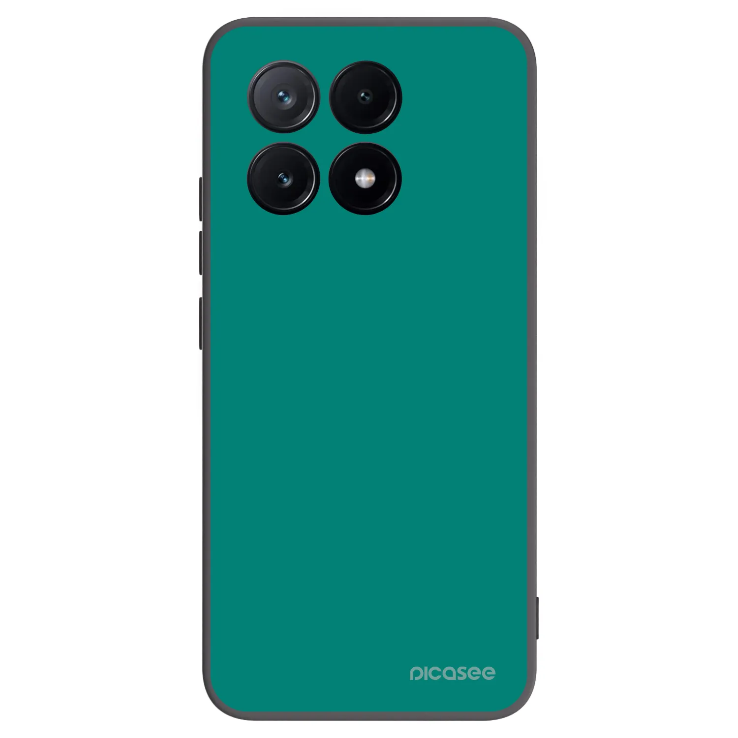 Picasee Xiaomi Poco X6 Pro Hülle - Schwarzes Silikon - Emerald Mist