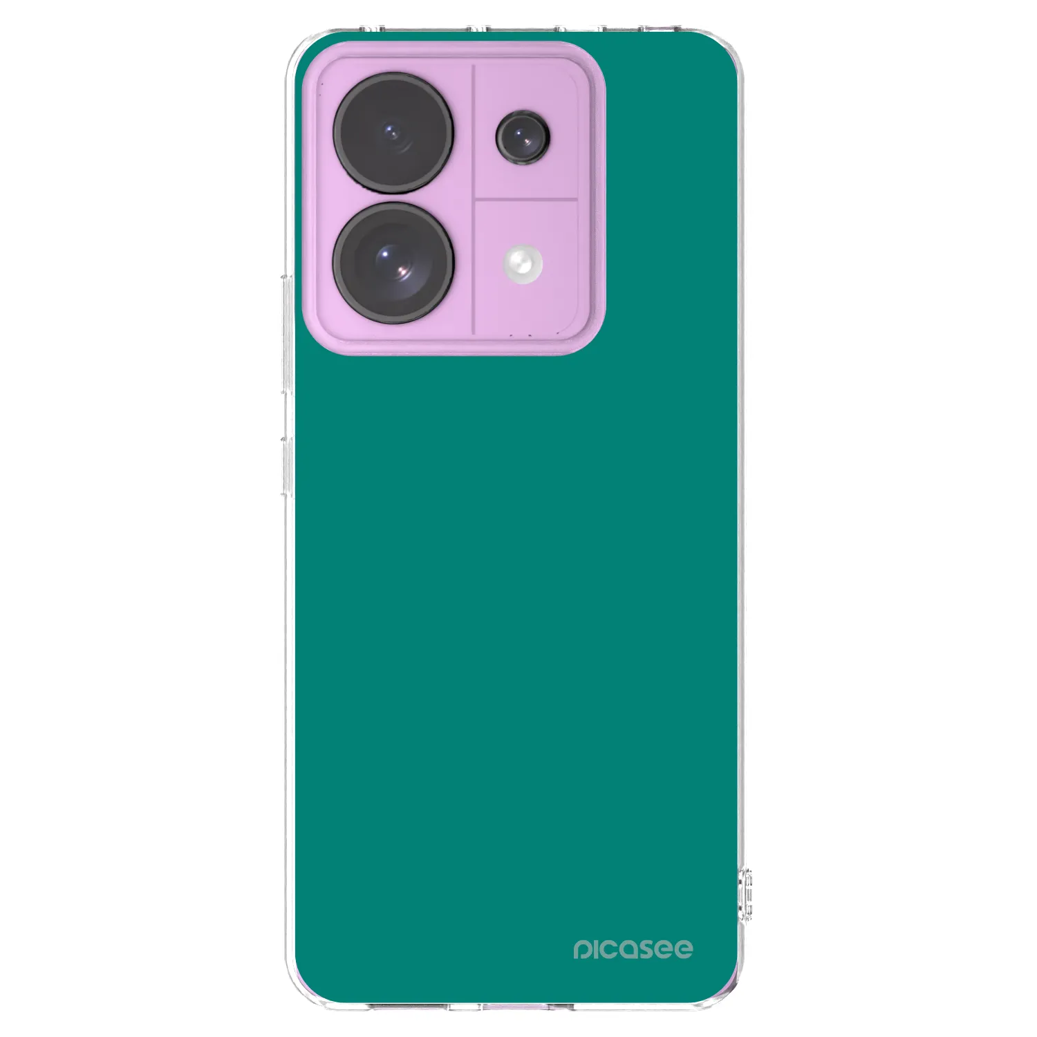 Picasee Xiaomi Redmi Note 13 Pro 5G Hülle - Transparentes Silikon - Emerald Mist