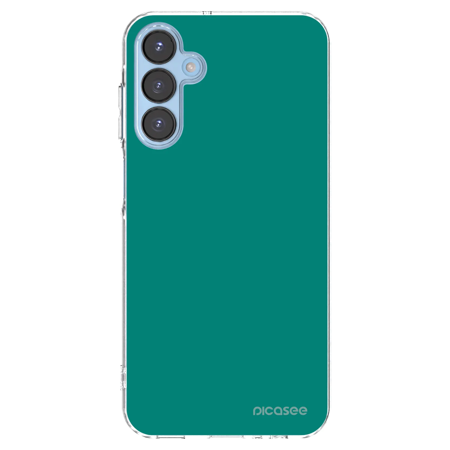 Picasee Samsung Galaxy A15 A156B 5G Hülle - Transparentes Silikon - Emerald Mist