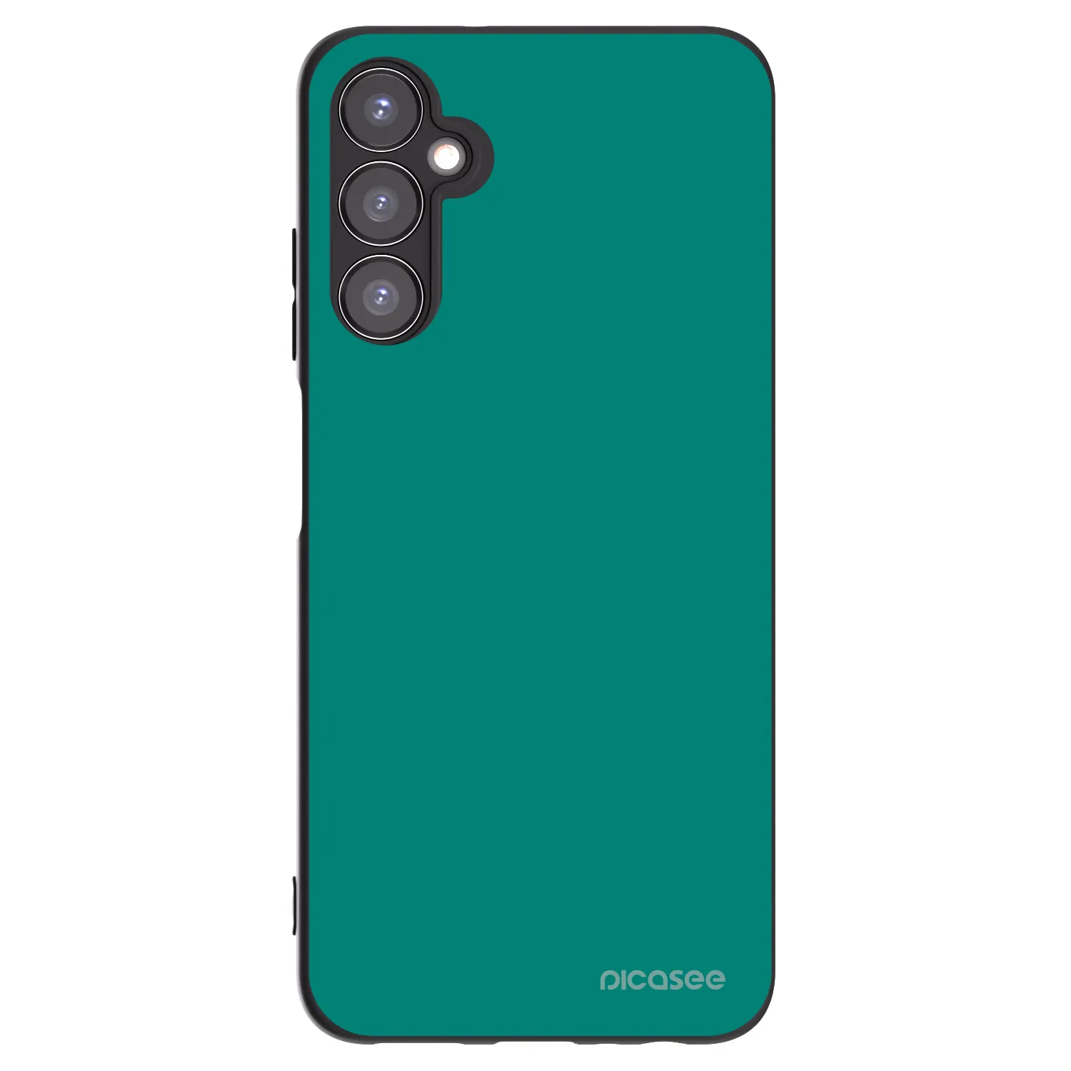 Picasee Samsung Galaxy A05s A057G Hülle - Schwarzes Silikon - Emerald Mist