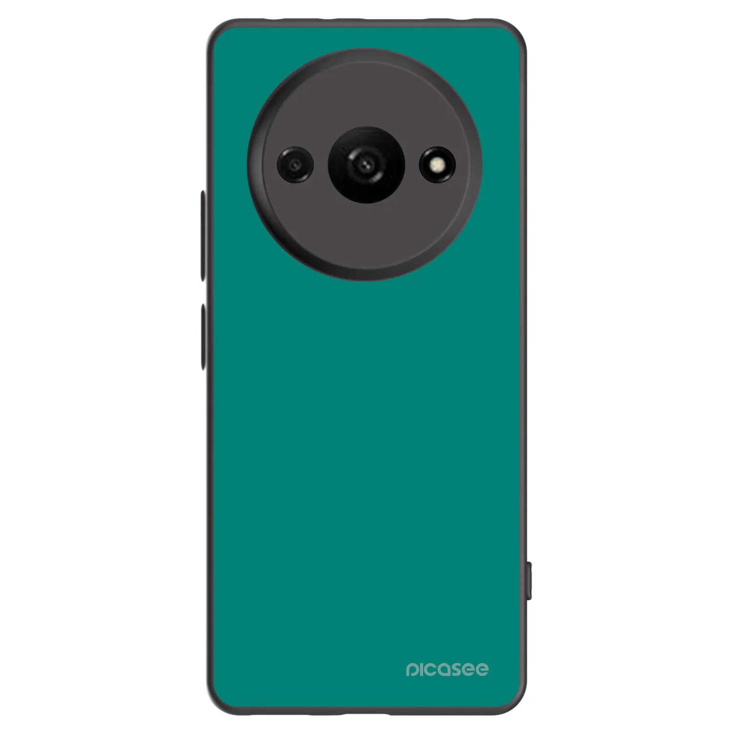 Picasee Xiaomi Redmi A3 Hülle - Schwarzes Silikon - Emerald Mist