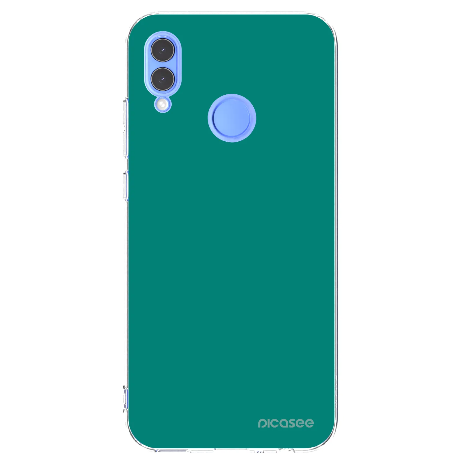 Picasee Huawei P Smart 2019 Hülle - Transparentes Silikon - Emerald Mist