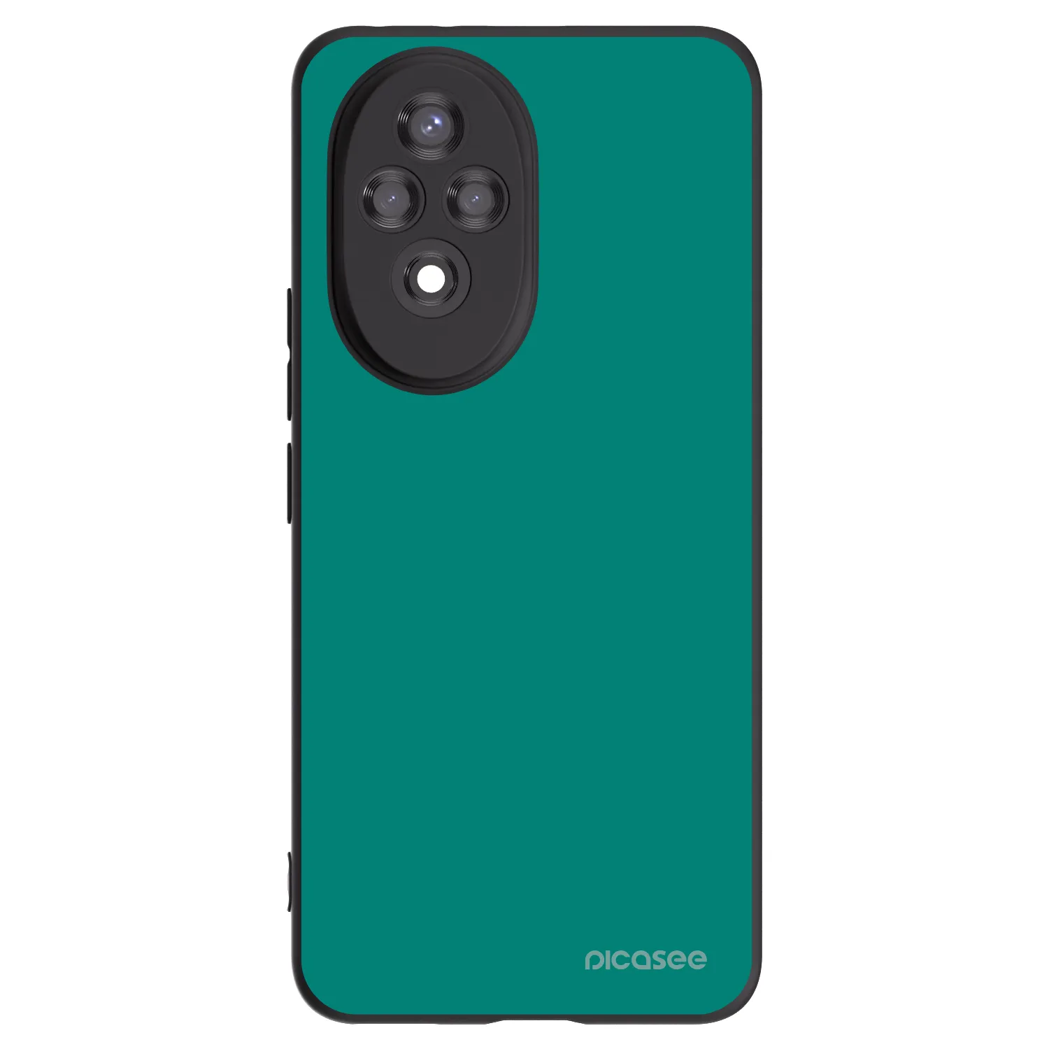 Picasee Honor 200 Pro 5G Hülle - Schwarzes Silikon - Emerald Mist