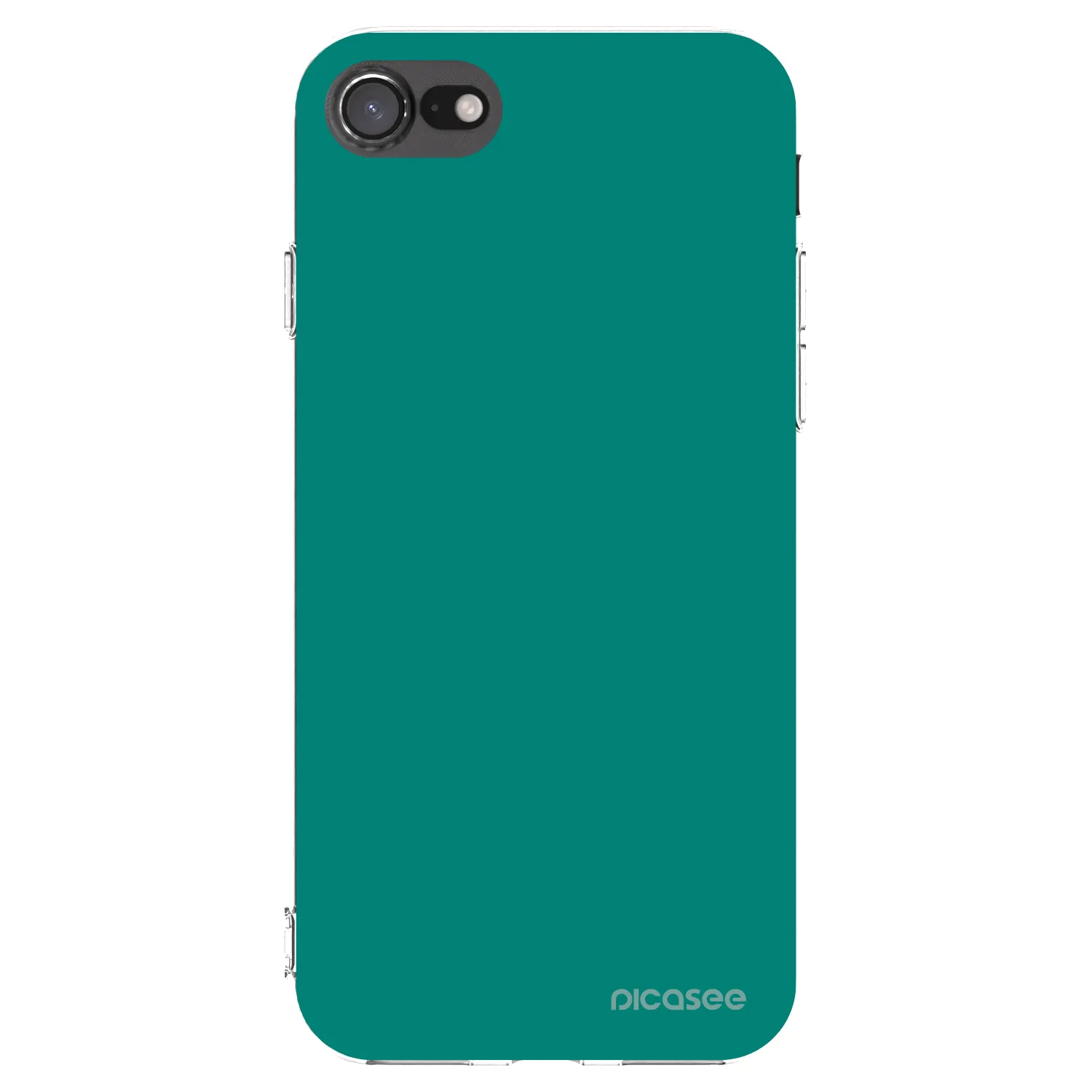 Picasee Apple iPhone 7 Hülle - Transparentes Silikon - Emerald Mist