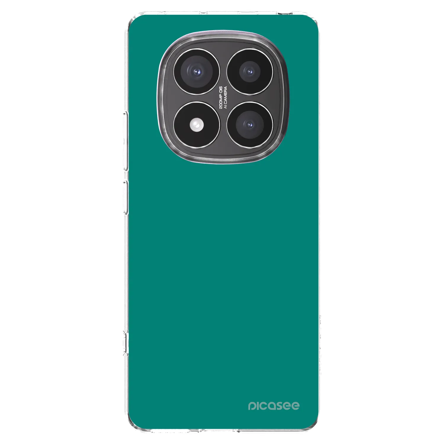 Picasee Xiaomi Redmi Note 14 Pro+ 5G Hülle - Transparentes Silikon - Emerald Mist